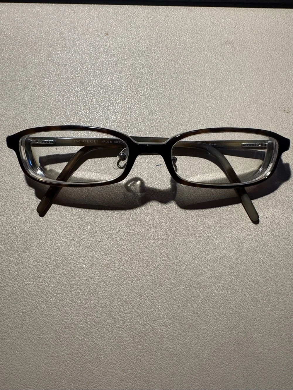 Gucci Women’s Rectangular Glasses in Tortoise Brown and Black